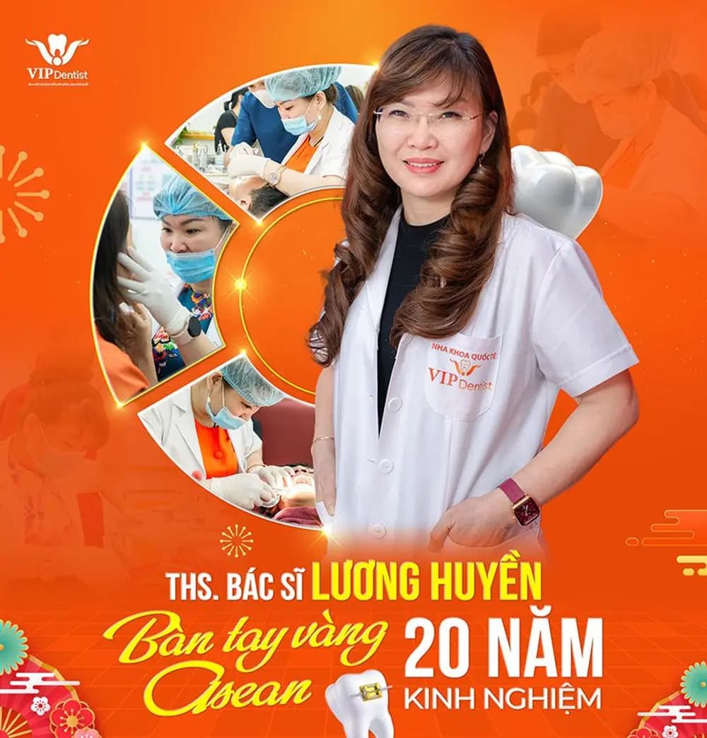 Bác sĩ Nguyễn Lương Huyền có chuyên môn cao tại Nha khoa Quốc tế Vip Dentist