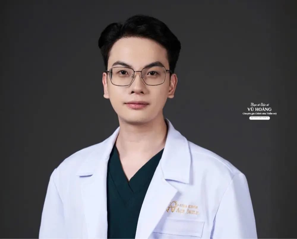 Bác sĩ Vũ Hoàng  có chuyên môn cao tại Nha Khoa ACE Smile