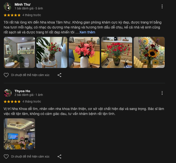 Đánh giá từ khách hàng