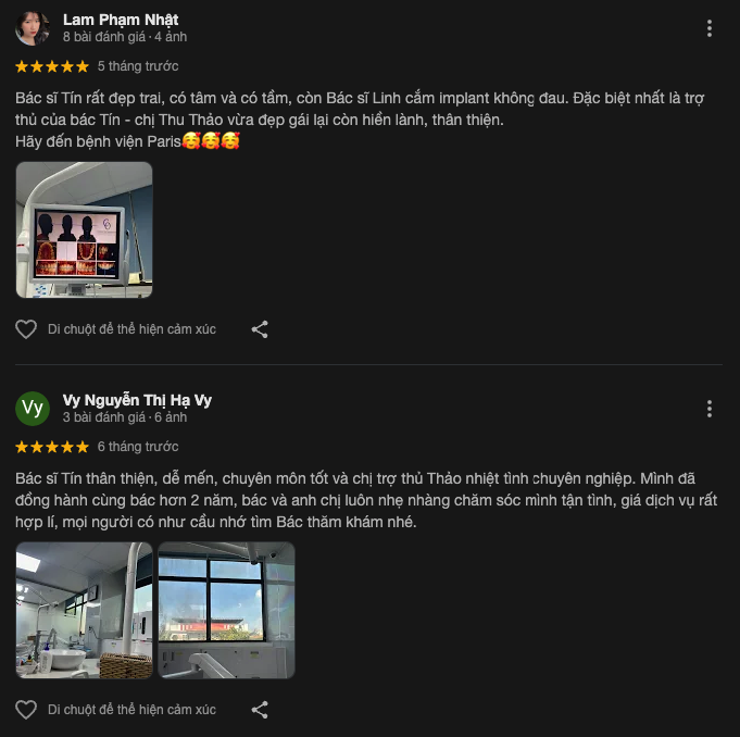 Đánh giá từ khách hàng