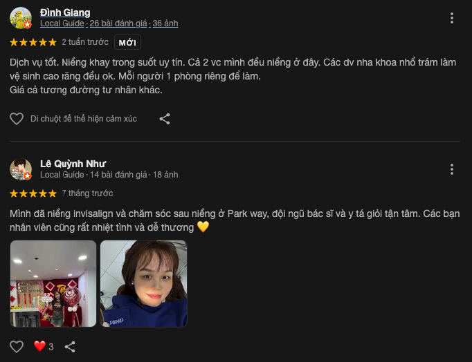 Đánh giá từ khách hàng