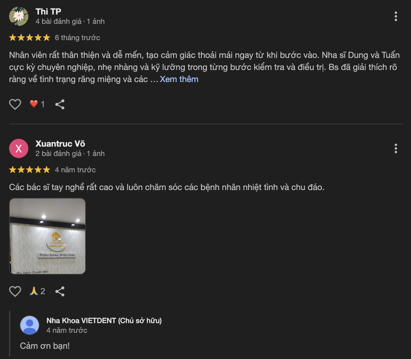 Đánh giá từ khách hàng