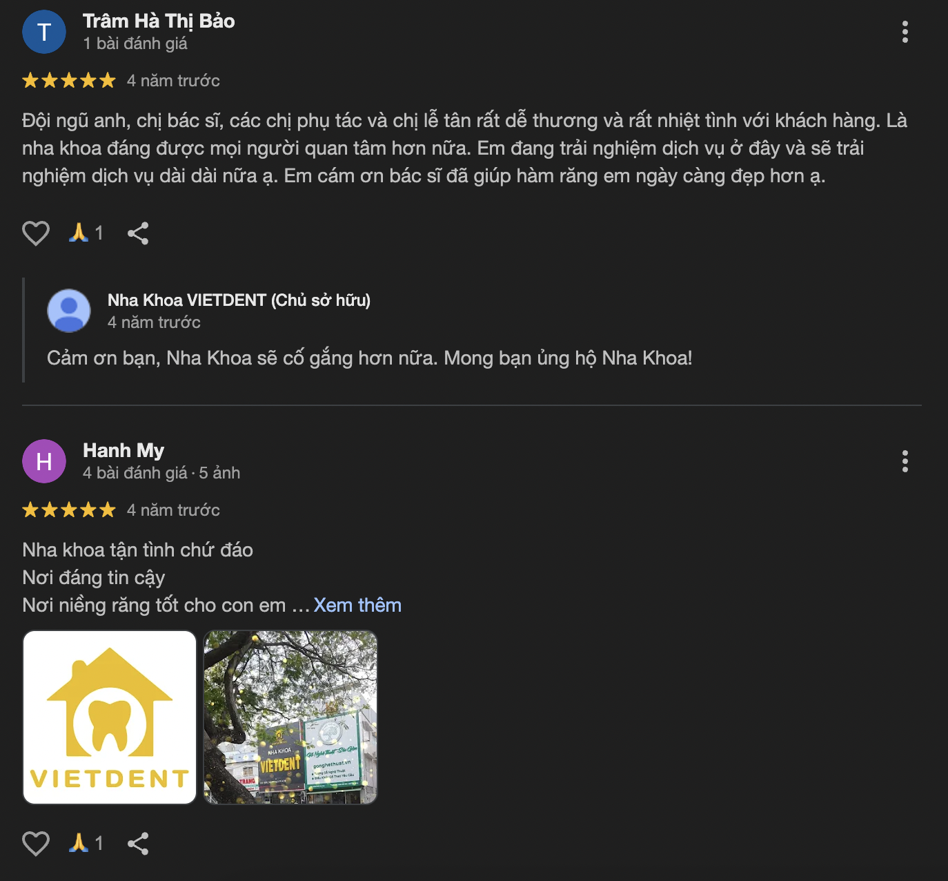 Đánh giá từ khách hàng