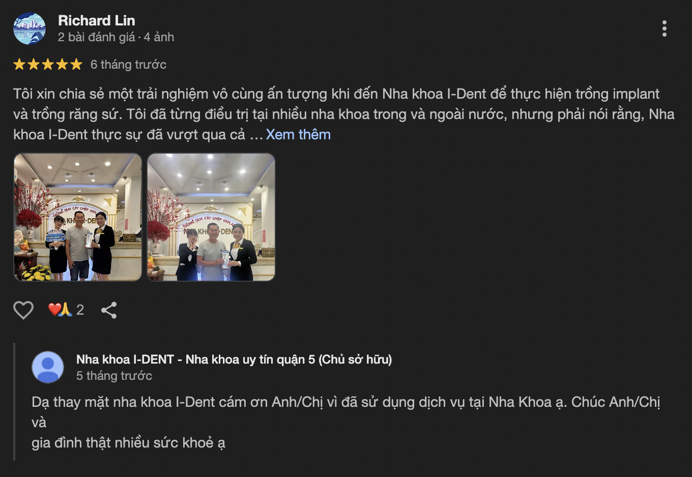 Đánh giá từ khách hàng