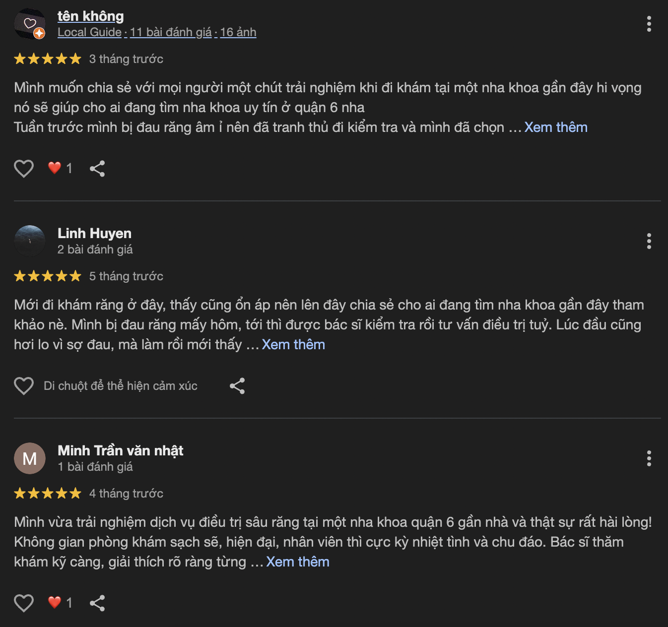 Đánh giá từ khách hàng