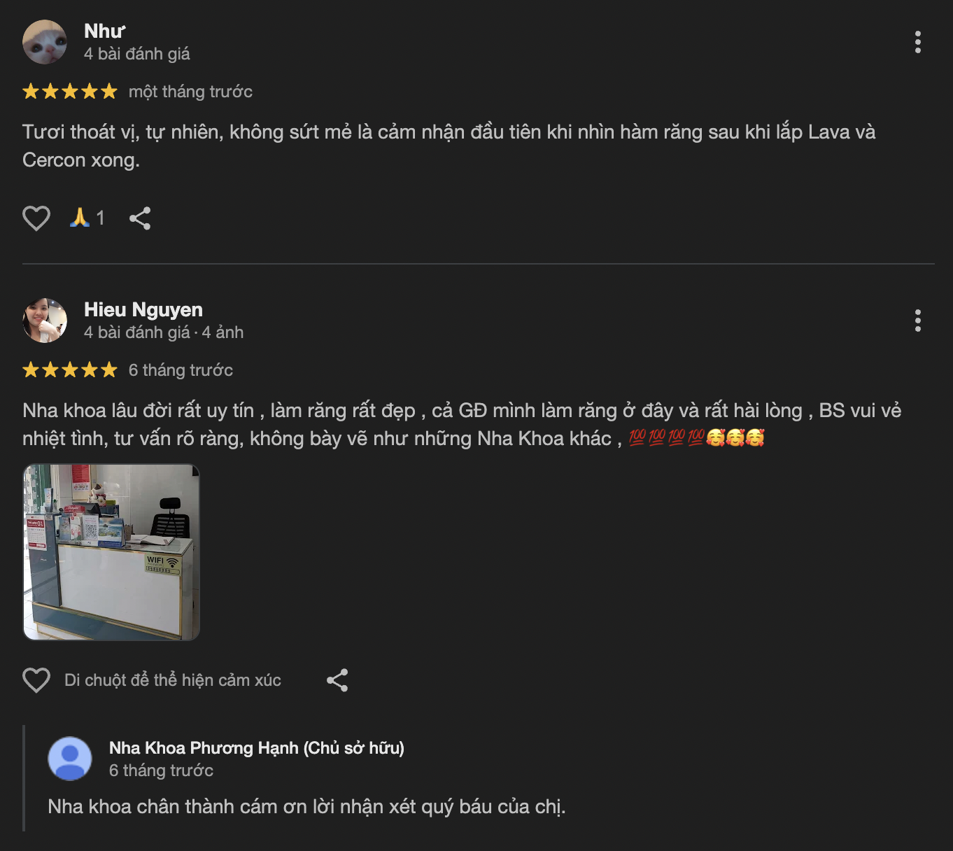 Đánh giá từ khách hàng