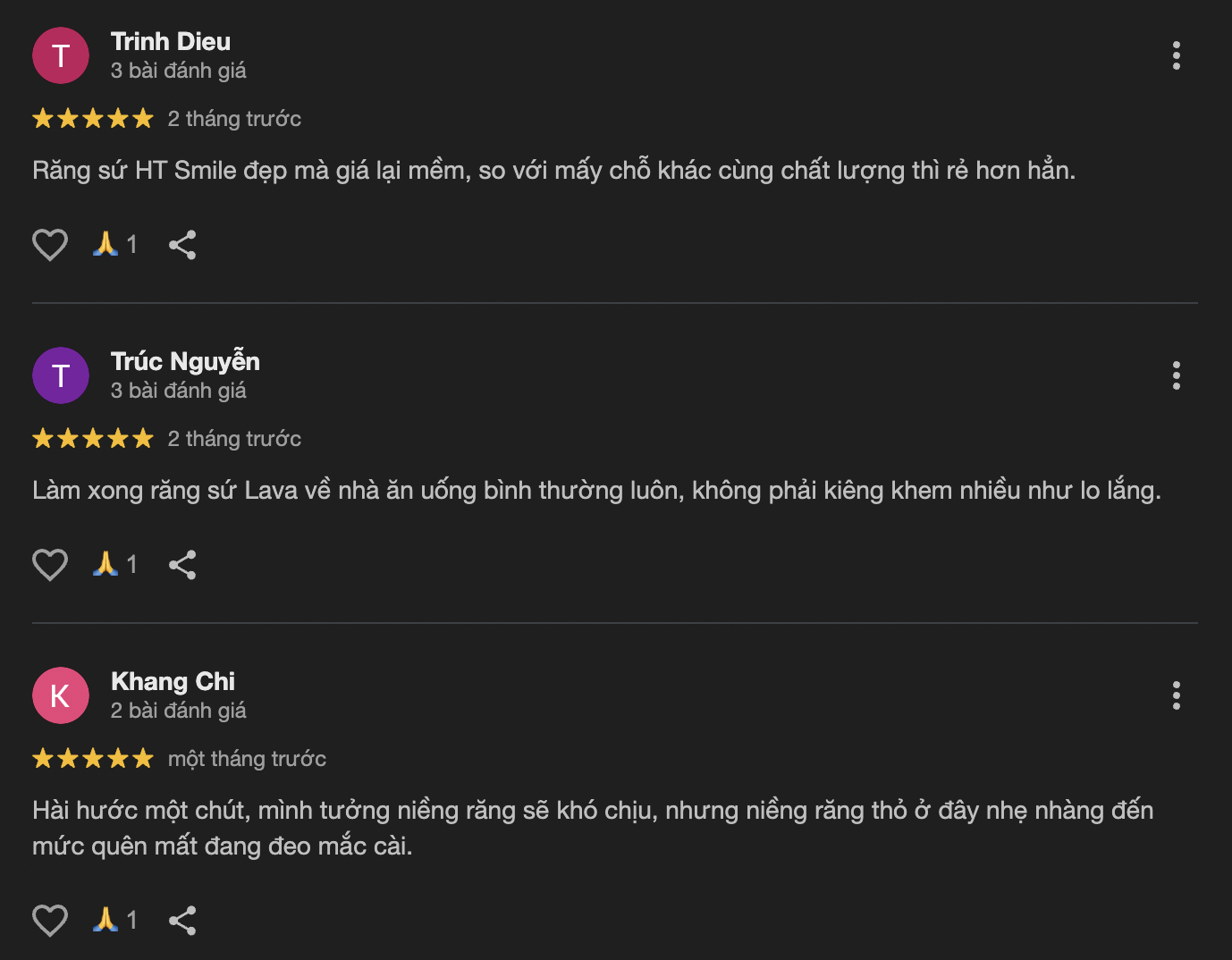 Đánh giá từ khách hàng