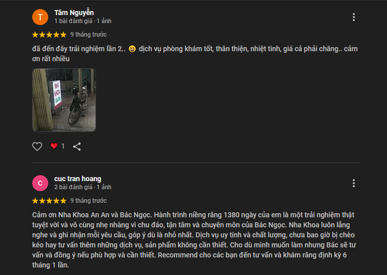 Đánh giá của khách hàng