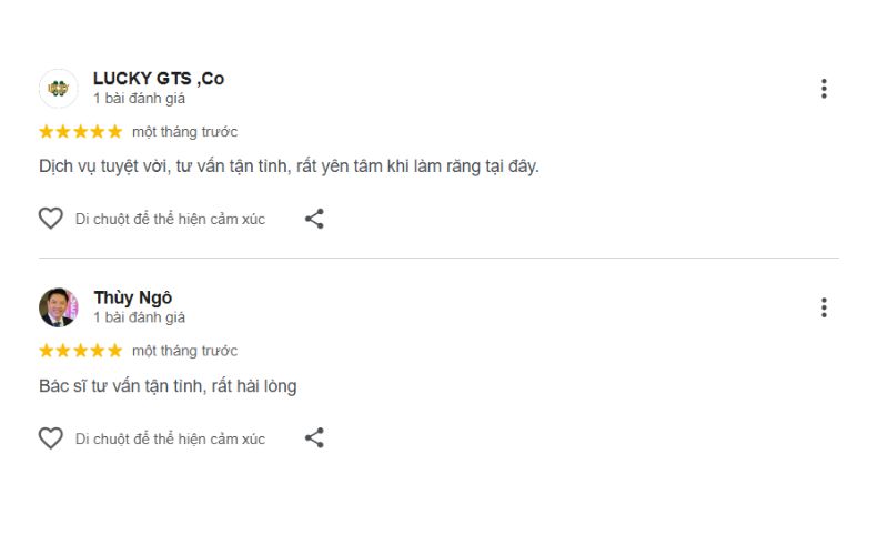 Đánh giá khách hàng