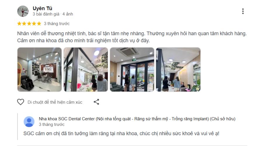 Đánh giá khách hàng