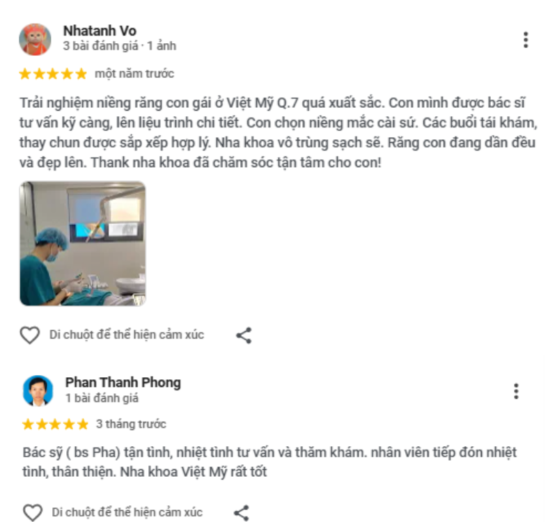 Đánh giá của khách hàng