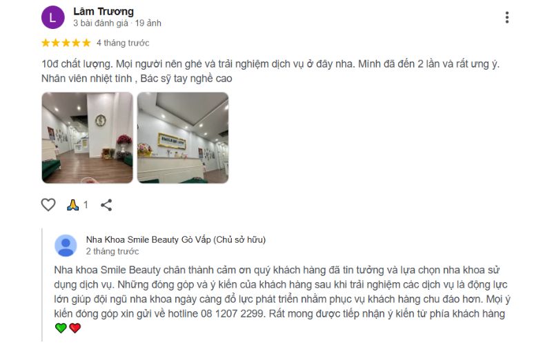 Đánh giá khách hàng