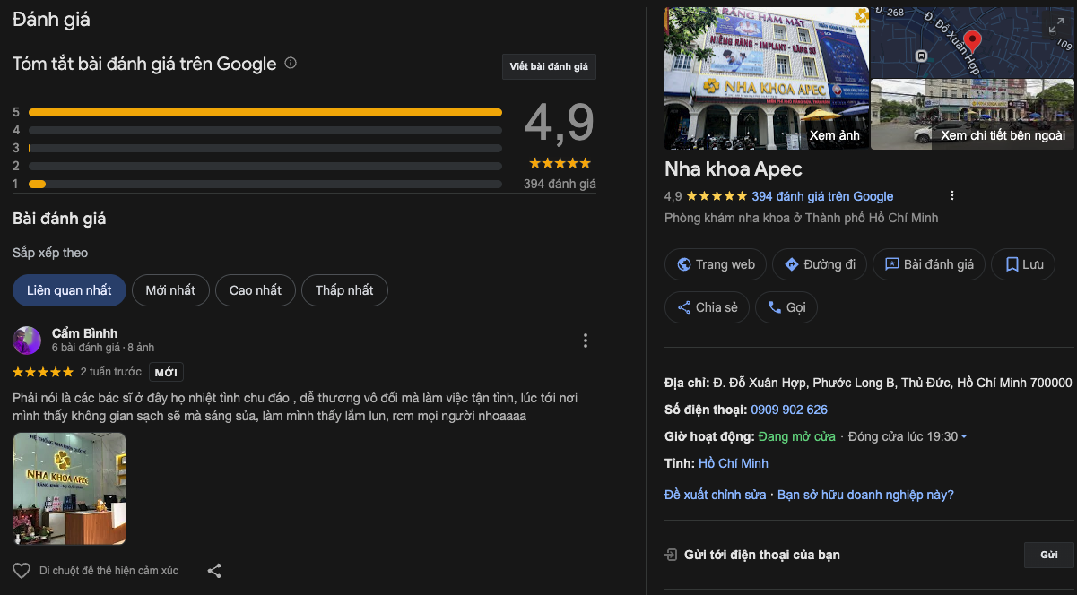 Đánh giá từ khách hàng