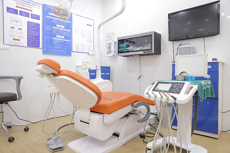 Hệ thống cơ sở vật chất tại nha khoa Quốc tế Việt Pháp được đầu tư hiện đại, đạt chuẩn quốc tế