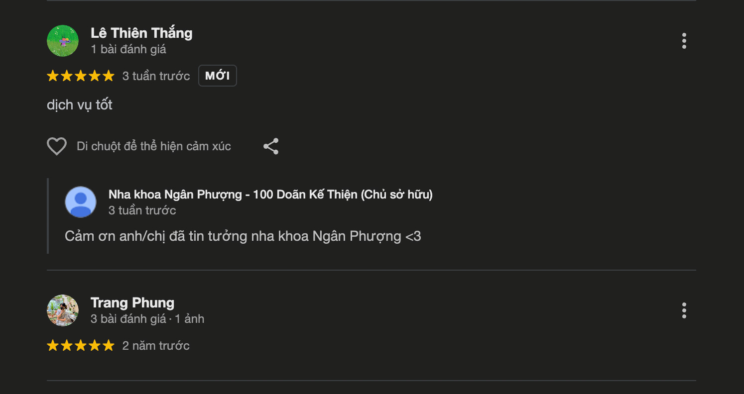 Đánh giá về Ngân Phượng