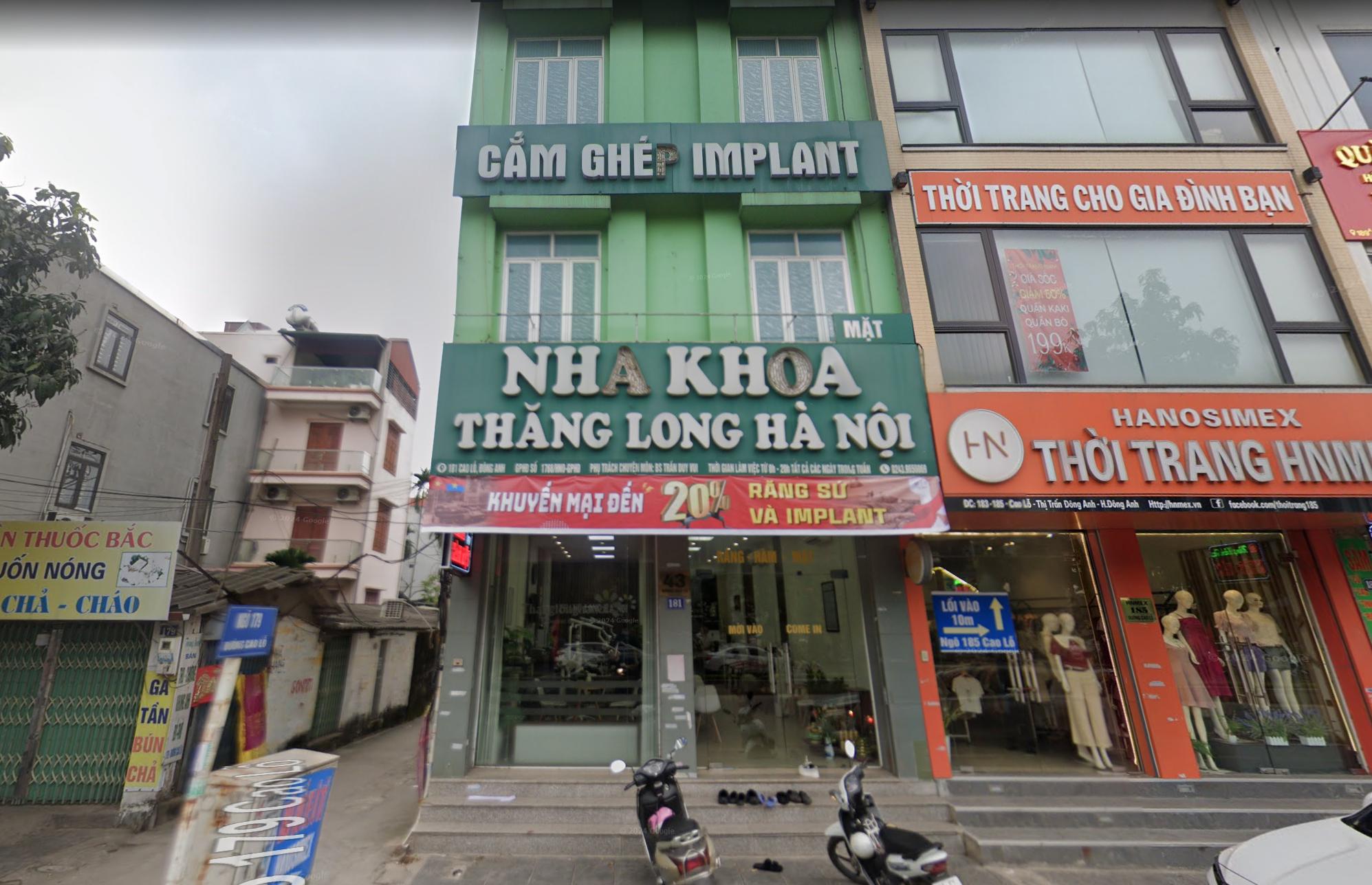 Thăng Long là cơ sở chăm sóc răng miệng có quy mô lớn và hoạt động lâu năm tại Đông Anh