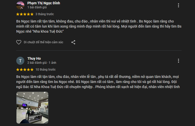 Nhận xét về Tuệ Đức