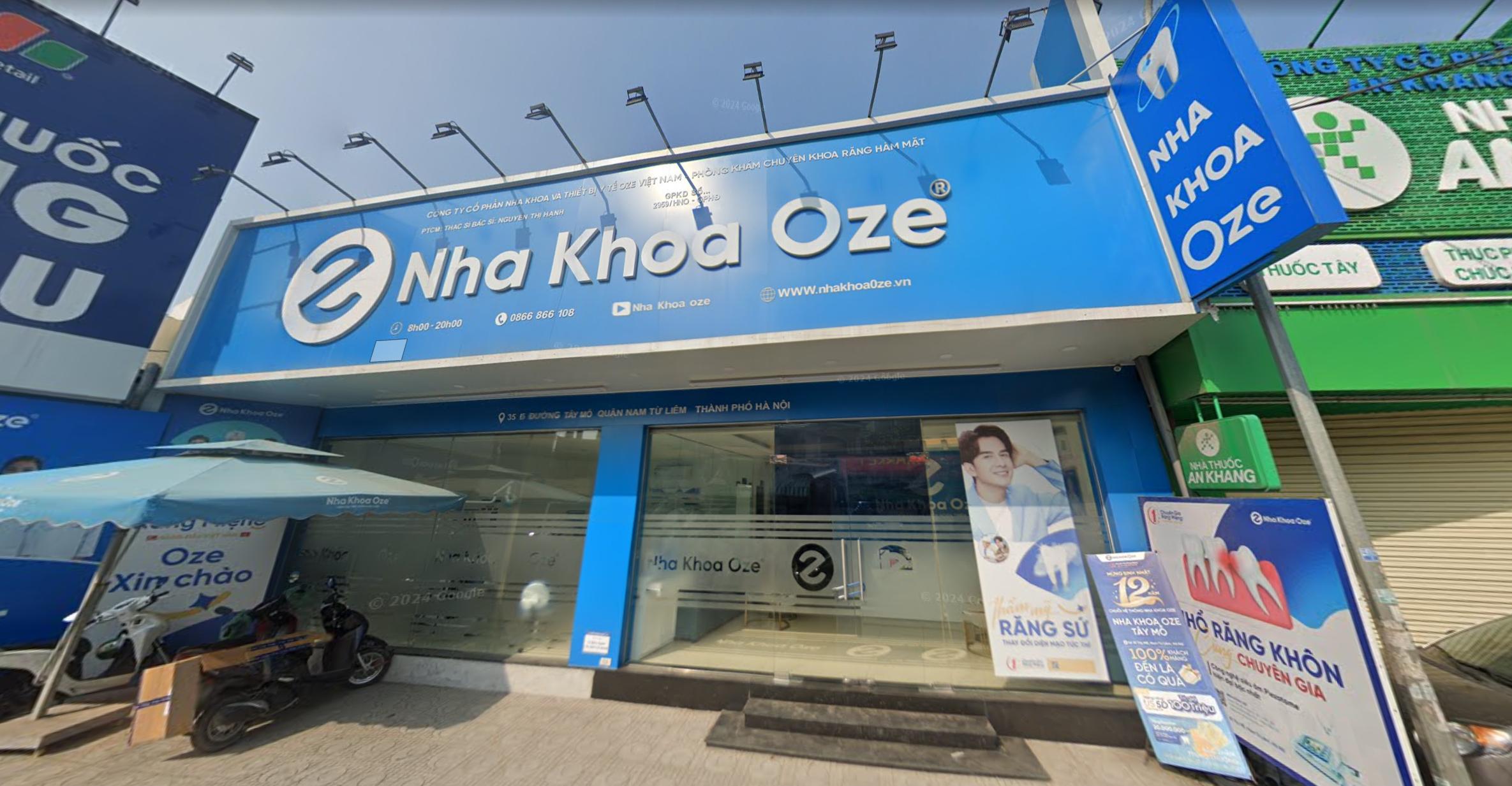 Oze là hệ thống chăm sóc răng miệng đã thành lập từ năm 2012