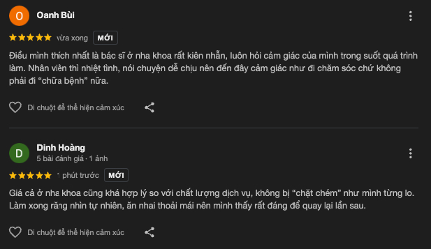 Đánh giá về Big Dental