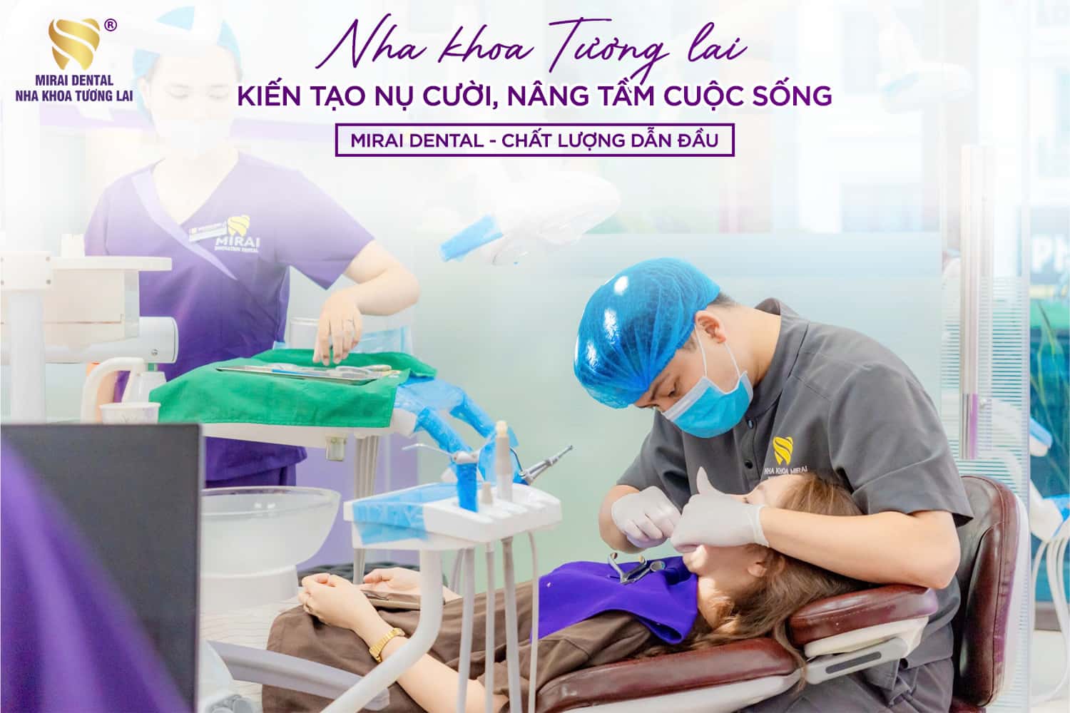 Nha khoa Tương Lai Mirai hướng đến việc mang lại kết quả điều trị bền vững, an toàn và thẩm mỹ cho mỗi khách hàng