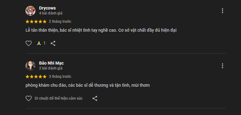 Nhận xét về Peace Dentistry