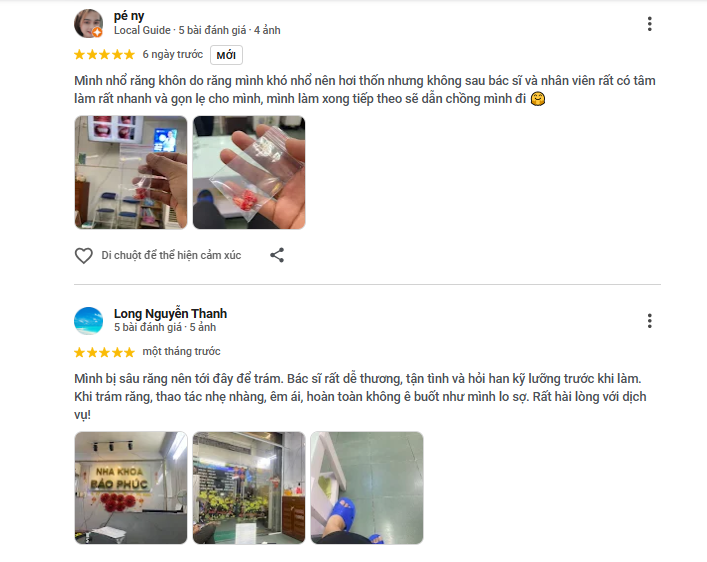 Nhận xét về Bảo Phúc