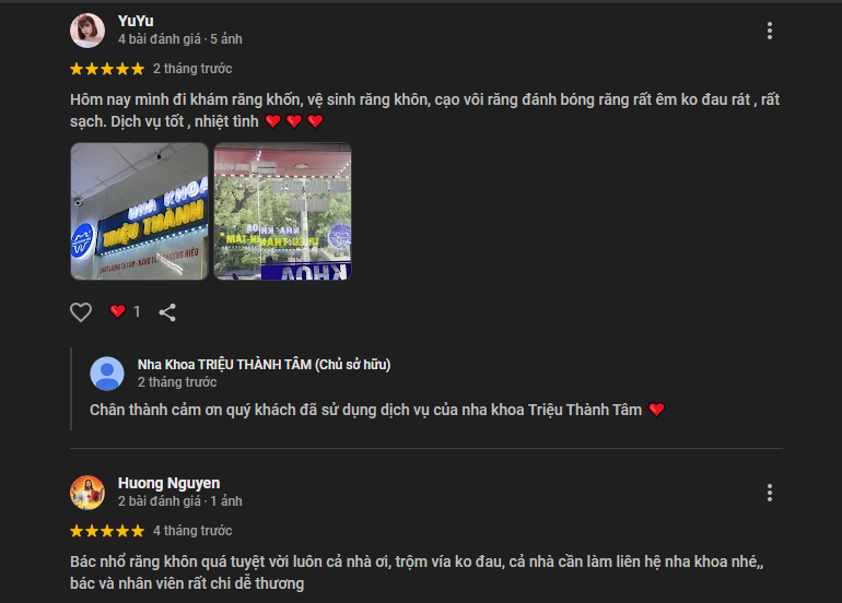 Nhận xét về Triệu Thành Tâm