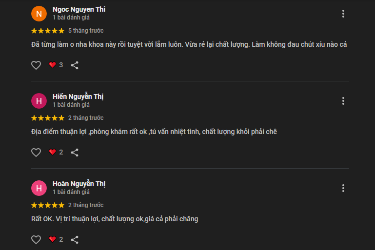 Đánh giá về Thâm Phúc Smile