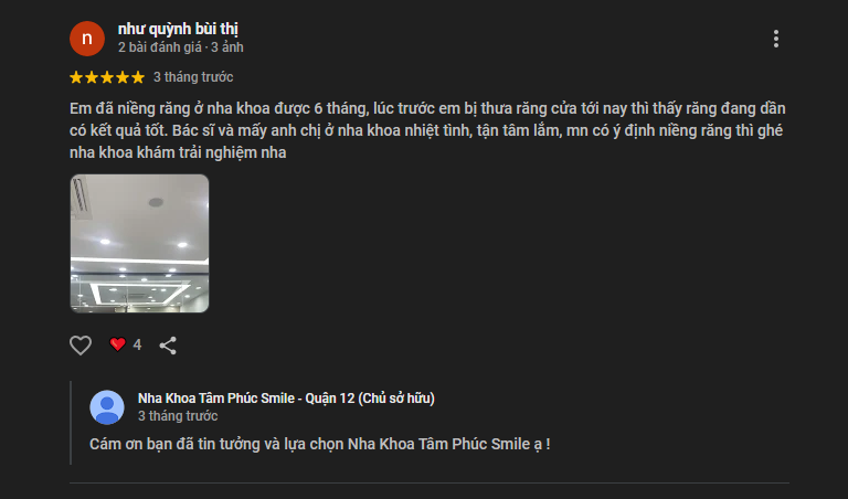 Đánh giá về Tâm Phúc Smile