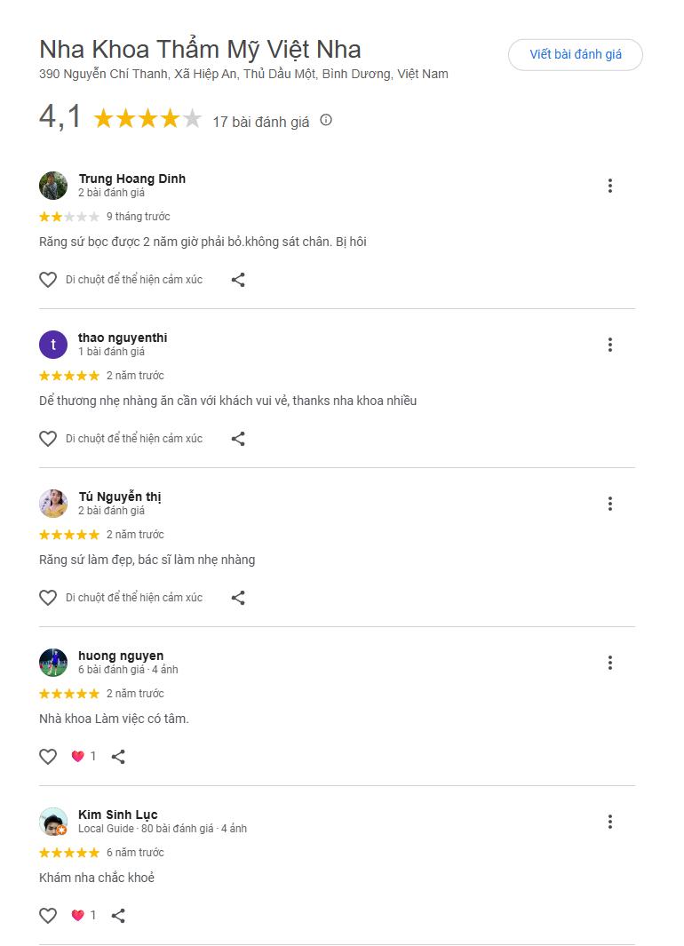 Đánh giá về Việt Nha