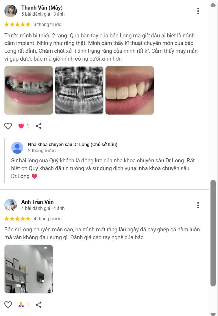 Đánh giá về Dr. Long