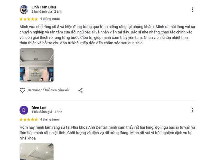 Đánh giá về Anh Dental