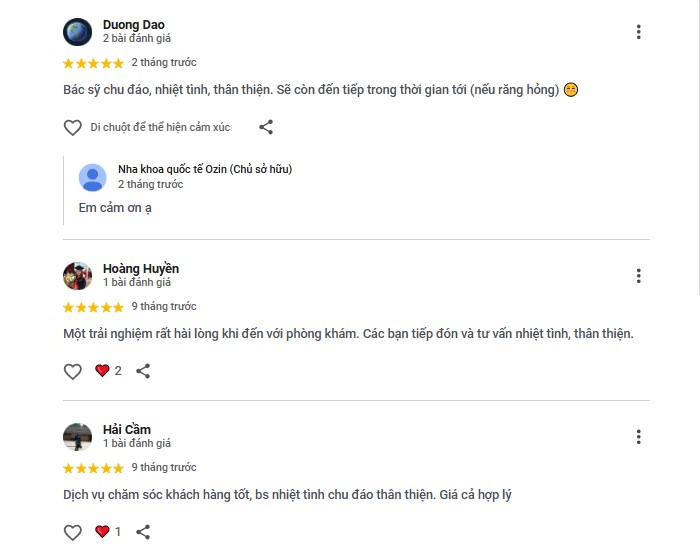 Đánh giá về Ozin