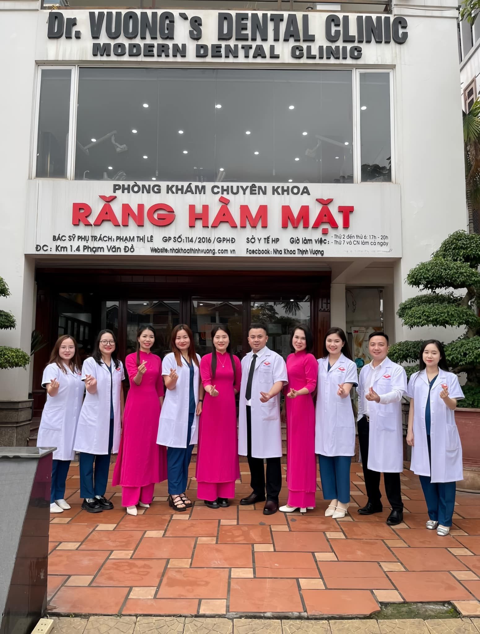 Đội ngũ bác sĩ của Thịnh Vượng đều có trình độ sau đại học