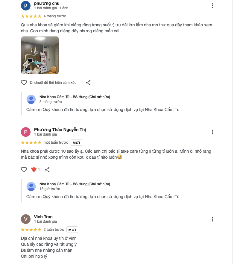 Đánh giá về Cẩm Tú