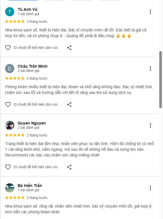 Đánh giá về Anh Nhi Dental