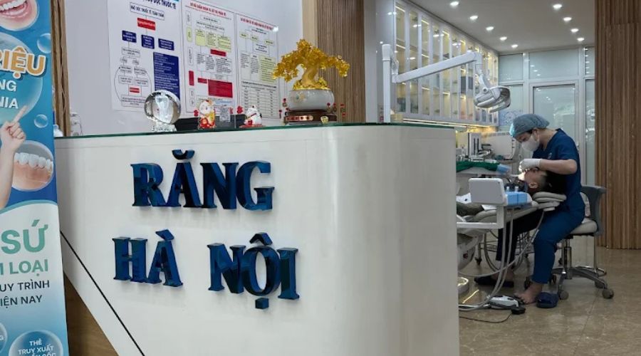 Phòng khám Răng Hà Nội được thiết kế đảm bảo quy trình điều trị vô trùng, an toàn cao