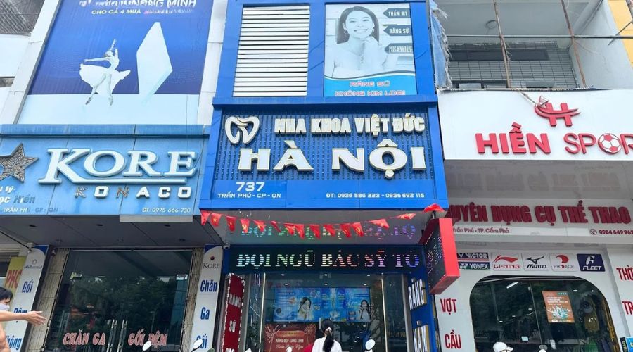 Nha khoa Quốc tế Việt Đức chi nhánh Cẩm Phả (Quảng Ninh) là một trong những địa chỉ chăm sóc răng miệng được đánh giá cao tại khu vực