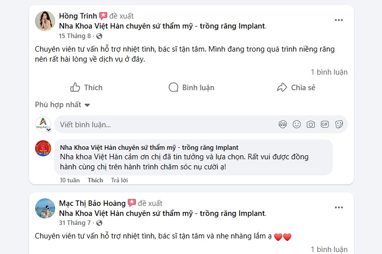 Đánh giá về Việt Hàn